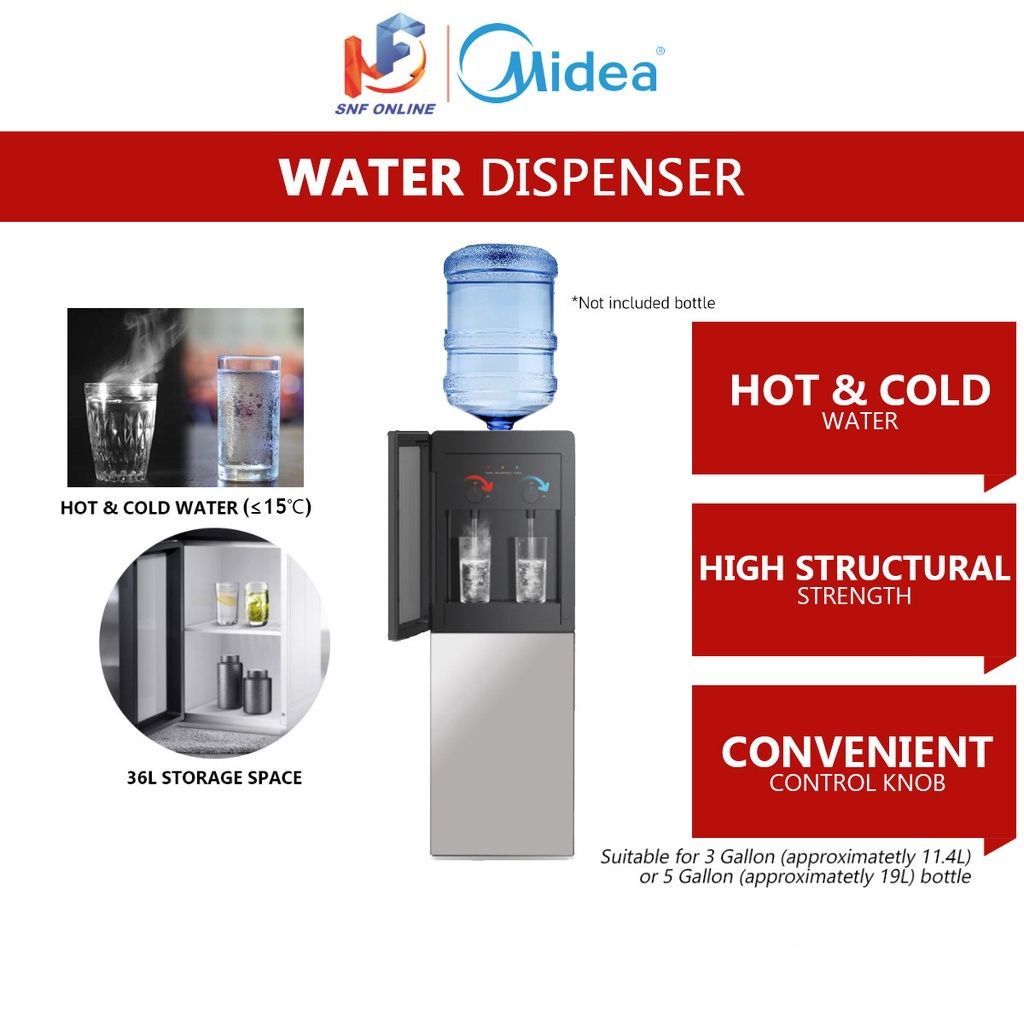 *Midea Floor Stand Water Dispenser Without Bottle