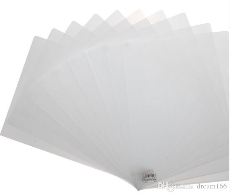 Clear folder L shape
