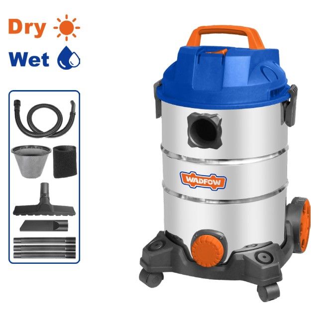 WADFOW VACUUM CLEANER 1200W (DUST CAPACITY: 30L) + (VACUUM PRESSURE: >18KPA) + FILTER: CLOTH FILTER - WVR4A30