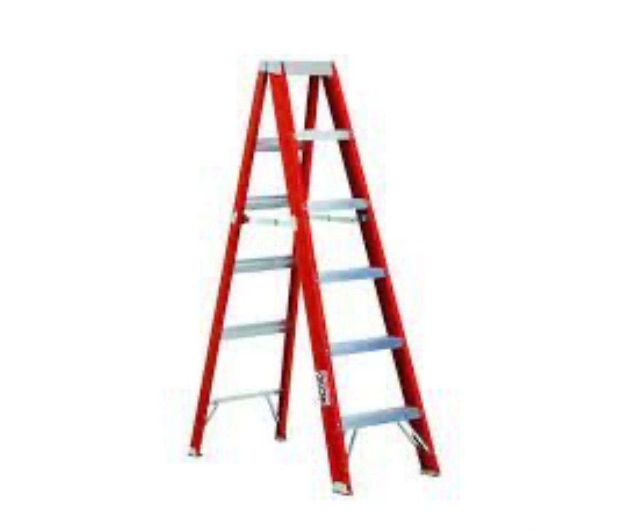 RIDGID FIBERGLASS DOUBLE STEP LADDERS RL-FGS12 [76707 RLFGS12 ]