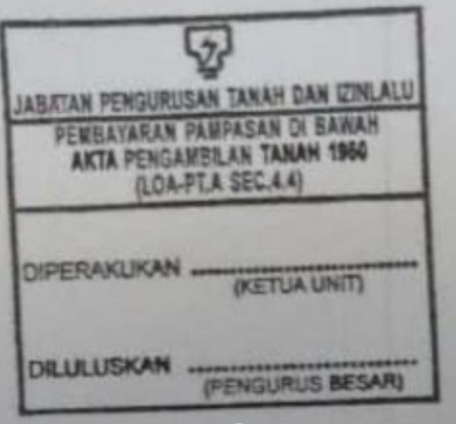 QP Rubber Stamp Pembayaran