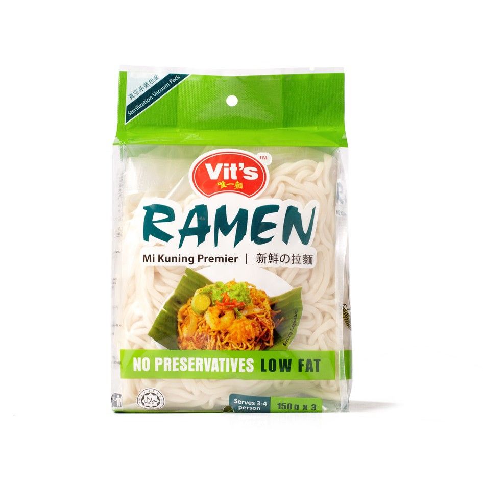 Vit's Plain Ramen 200g x 3pkts