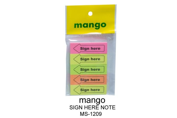 Mango Sign Here Notes