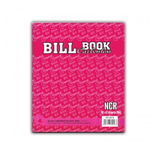 Tropical NCR Bill Book NOS CP-20918 6" X 7" 40 X 2 Ply ( * Fast Delivery Local Supplier )