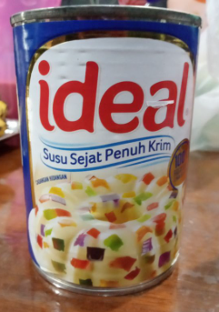 Susu Cair Tin Ideal 390g