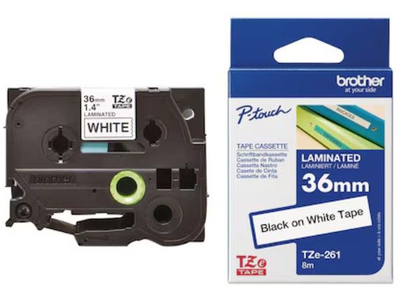 BROTHER 36MM LABEL -ALL COLOUR / TZE TAPE / BROTHER TAPE / LABELLING TAPE 36MM / BROTHER LABEL