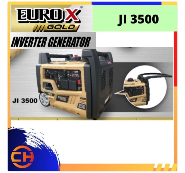 EUROX GOLD 4-STROKE PORTABLE SILENT INVERTER 3500W [JI 3500] -FREE DELIVERY