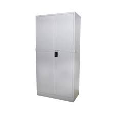 Full Height Cupboard with Steel Swinging Door & Locking Bar c/w 3 Adjustable Shelves