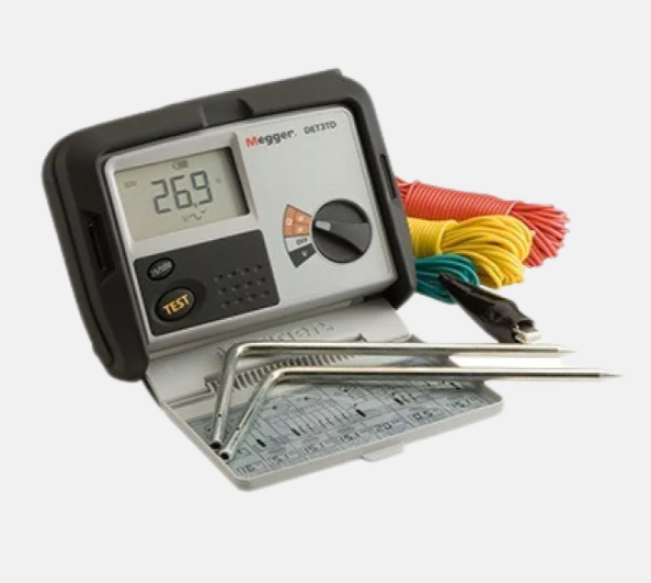 Megger DET3TD Earth Tester 3P+Kit