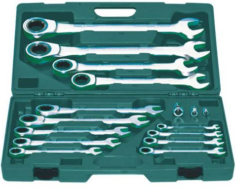 JONNESWAY 72 TEETH RATCHETING COMBINATION WRENCH SET