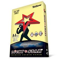 Lucky Star Fancy Card Paper Yellow 230gms 100 sheets /Lucky Star /Card Paper/Fancy Card Paper /230gms /Lucky Star Fancy Card Paper #yellow