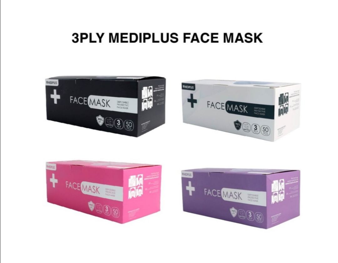 Mediplus Facemask 3ply (penghantaran seluruh Malaysia)