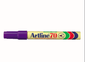 THM SUPERFIRE Y37 15W RECHARGEABLE TORCHLIGHT  STATIONERY: MARKER PEN ARTLINE (PURPLE)