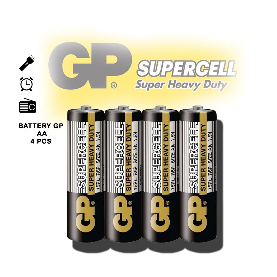 SE SETIA ELECTRIC SUPERCELL BATTERY AA 4PCS