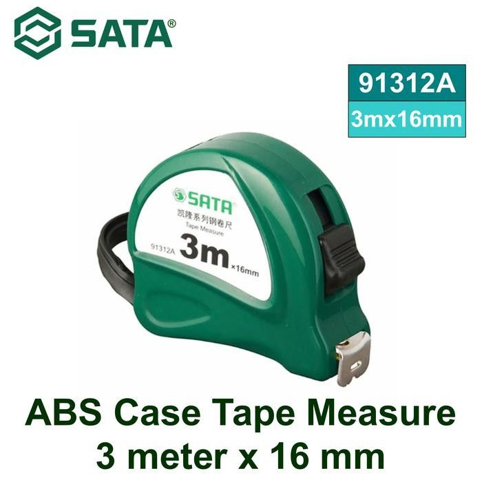 Sata ABS CASE TAPE MEASURE 3MX16MM