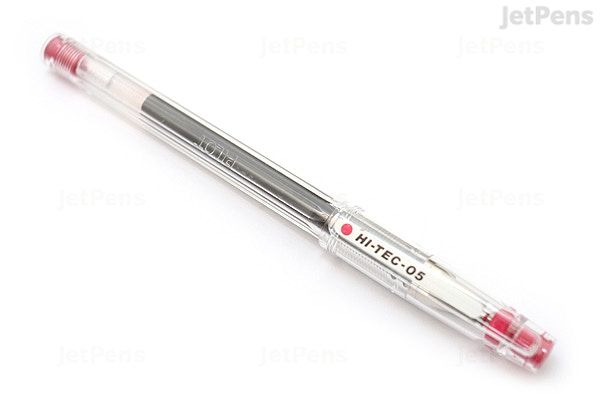 Pilot Pen Hi-Tec-C Gel Pen 0.5mm Red