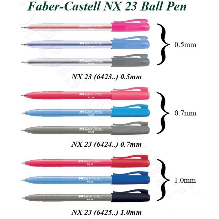 FABER CASTELL NX23 0.5mm Black
