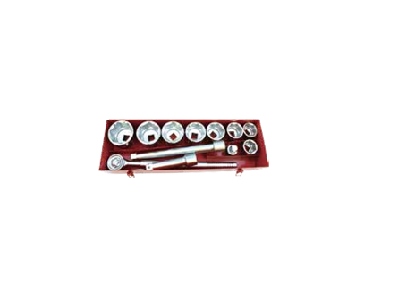 Temo 12Pc 1" Dr. Heavy Duty Socket Set - Metric