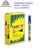 Faster Permanent Marker MF70 Red