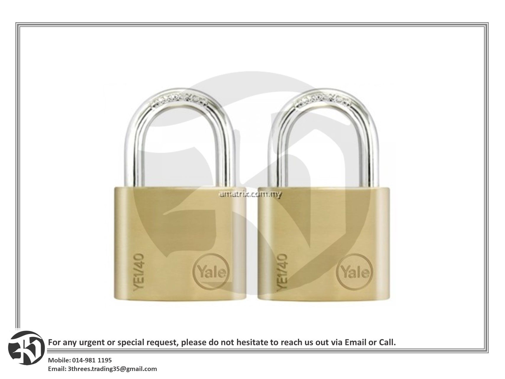 Essential Brass Padlock