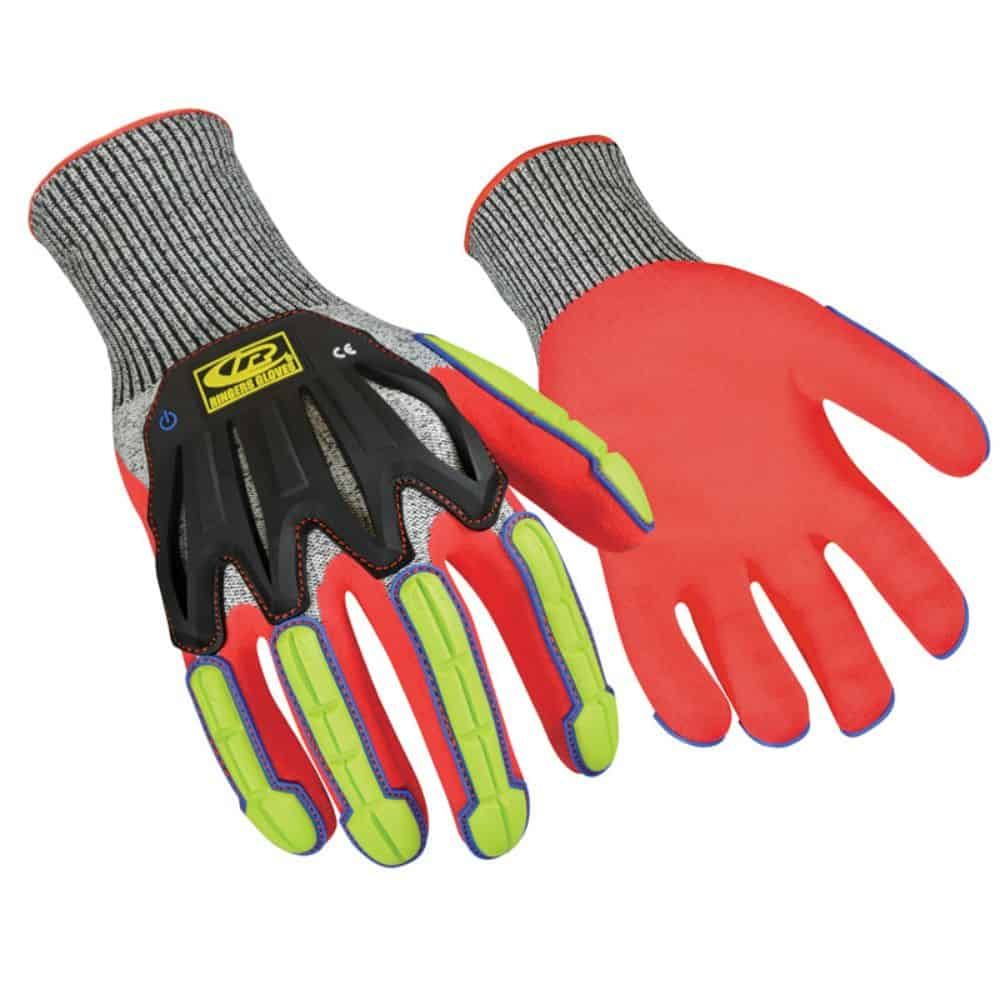 RINGERS Gloves 065 R-FLEX Impact Nitrile Safety GlovesC