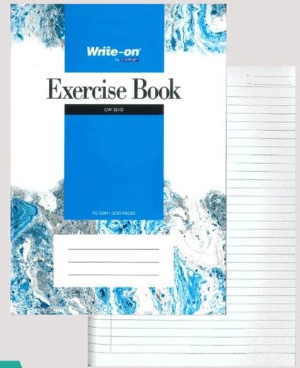 Campap Write-ON Exercise Book A4 Size 2506 & 2507 & 2508 & 2509 & 2510 5pcs 5pcs 2510 200pg CW-2506-KK