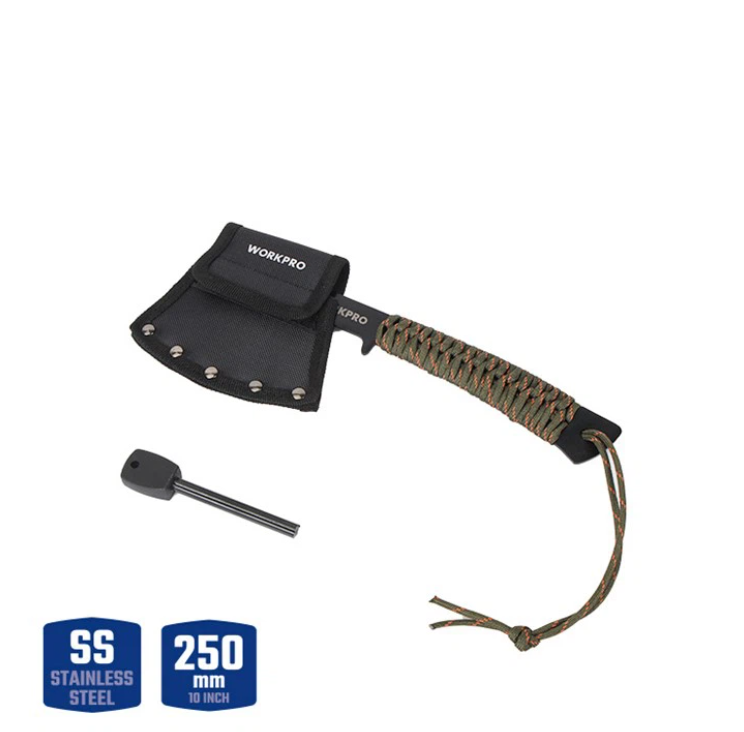 WORKPRO 10'' PARACORD AXE HATCHET (WP383002)