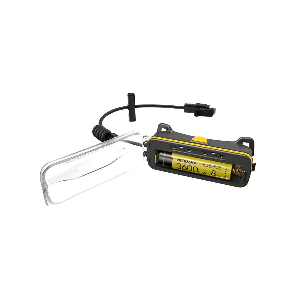 Nitecore Headlamp Accessories 18650 Nitecore Extension Battery Case For NU40 NU43 NU50 Headlight