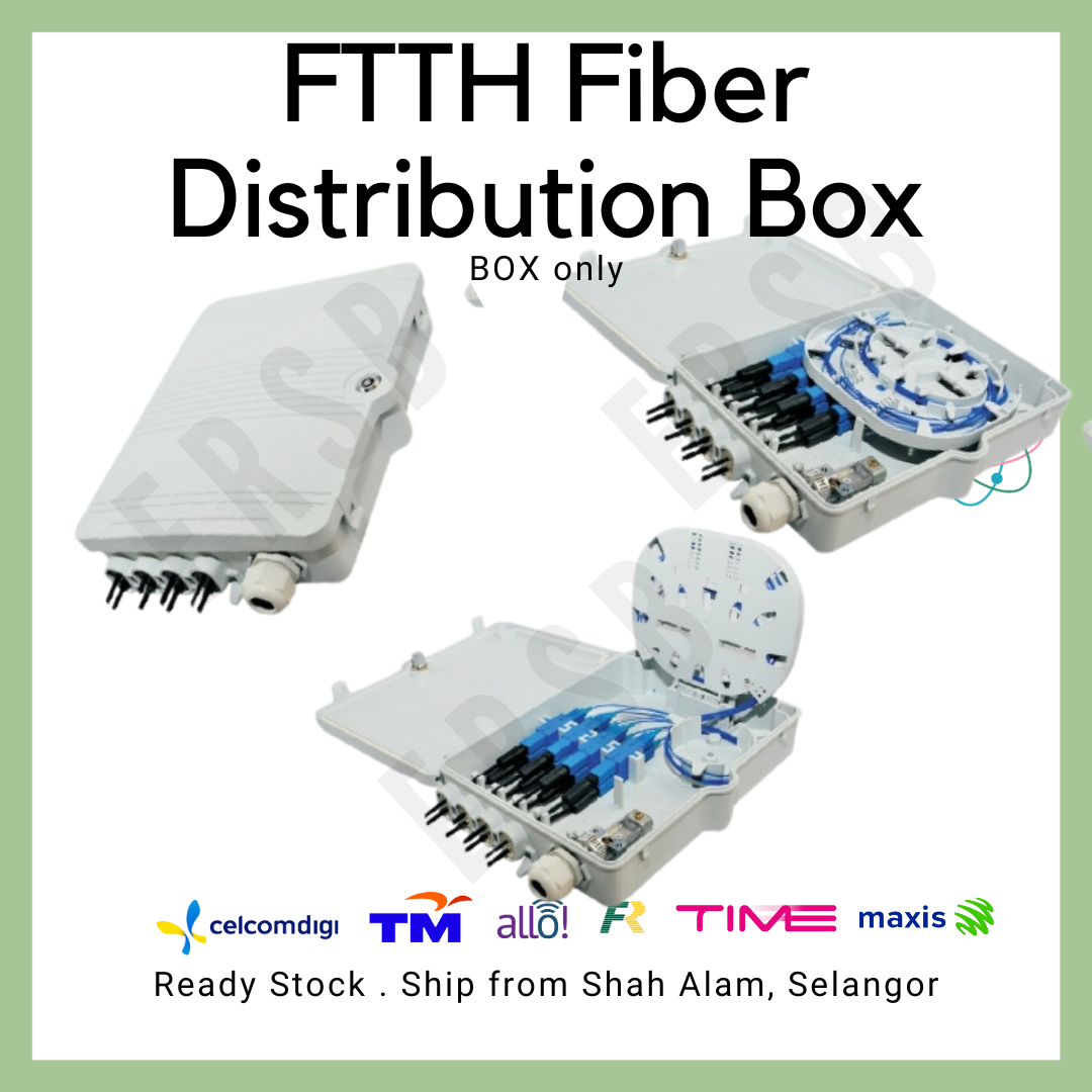FTTH Fiber Distribution Box, 8 C box only