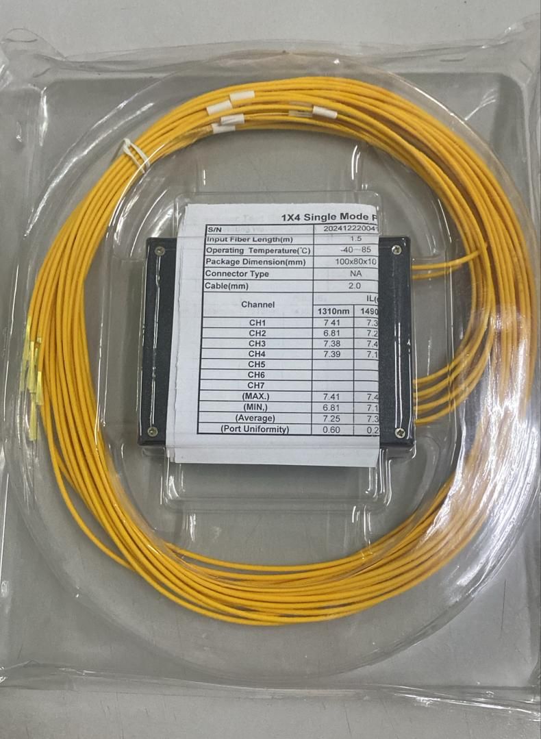 ABS box PLC splitter 1X12 2m 2.0mm no connector
