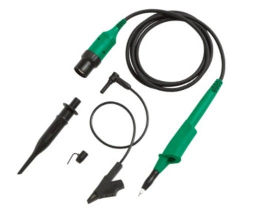Fluke SMACC VPS421-V Vps421-v,volt. Probe Set Grn-blk 4mm 150 Mhz 100:1 2000v-1000v Cat Iii To Earth
