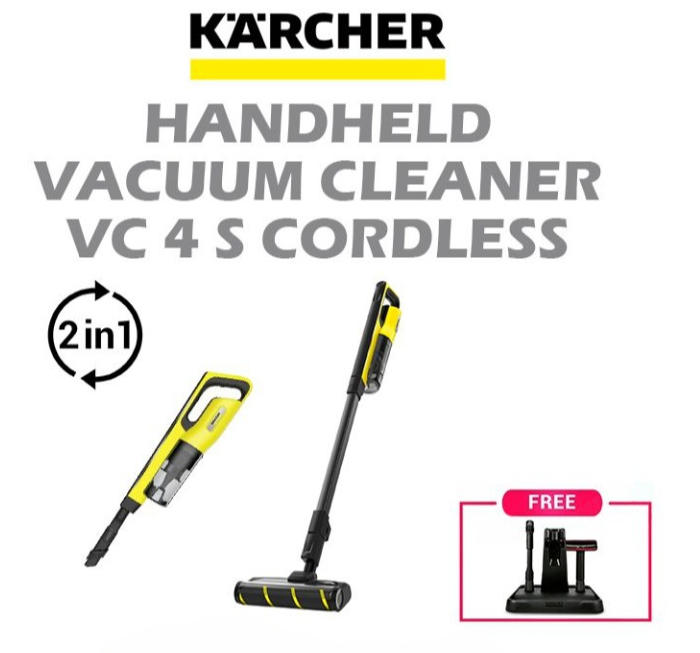 KARCHER HANDHELD VACUUM CLEANER VC4S CORDLESS