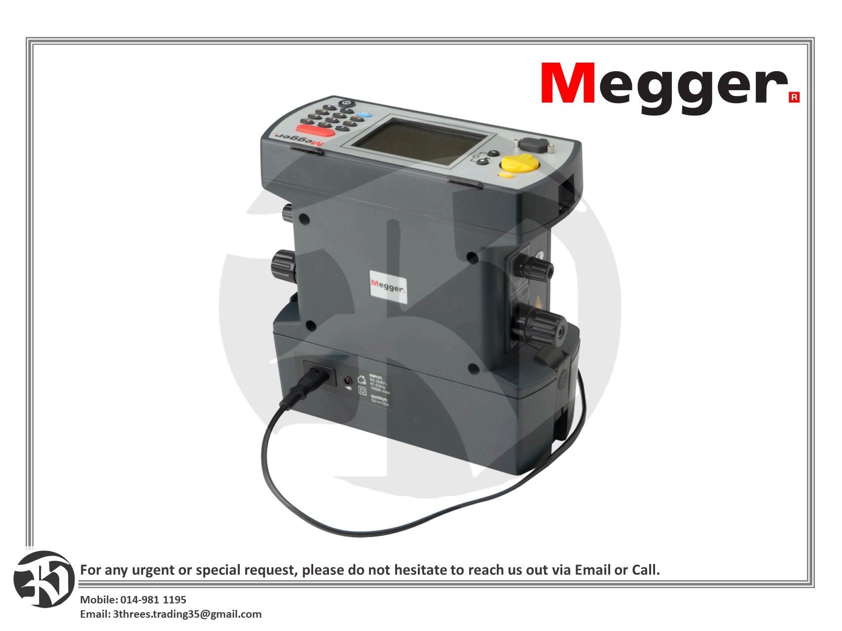 MEGGER DLR010X Digital Microhmmeter