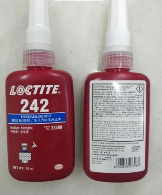 LOCTITE 242 MEDIUM STRENGH 50 ML-23398 OCHA LOCTITE 242 MEDIUM STRENGH 50 ML-23398