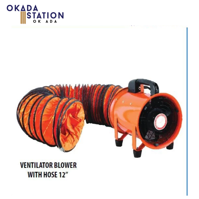 OKADA Ecofle ventilator / blower c/w / duct hose / duct hose
