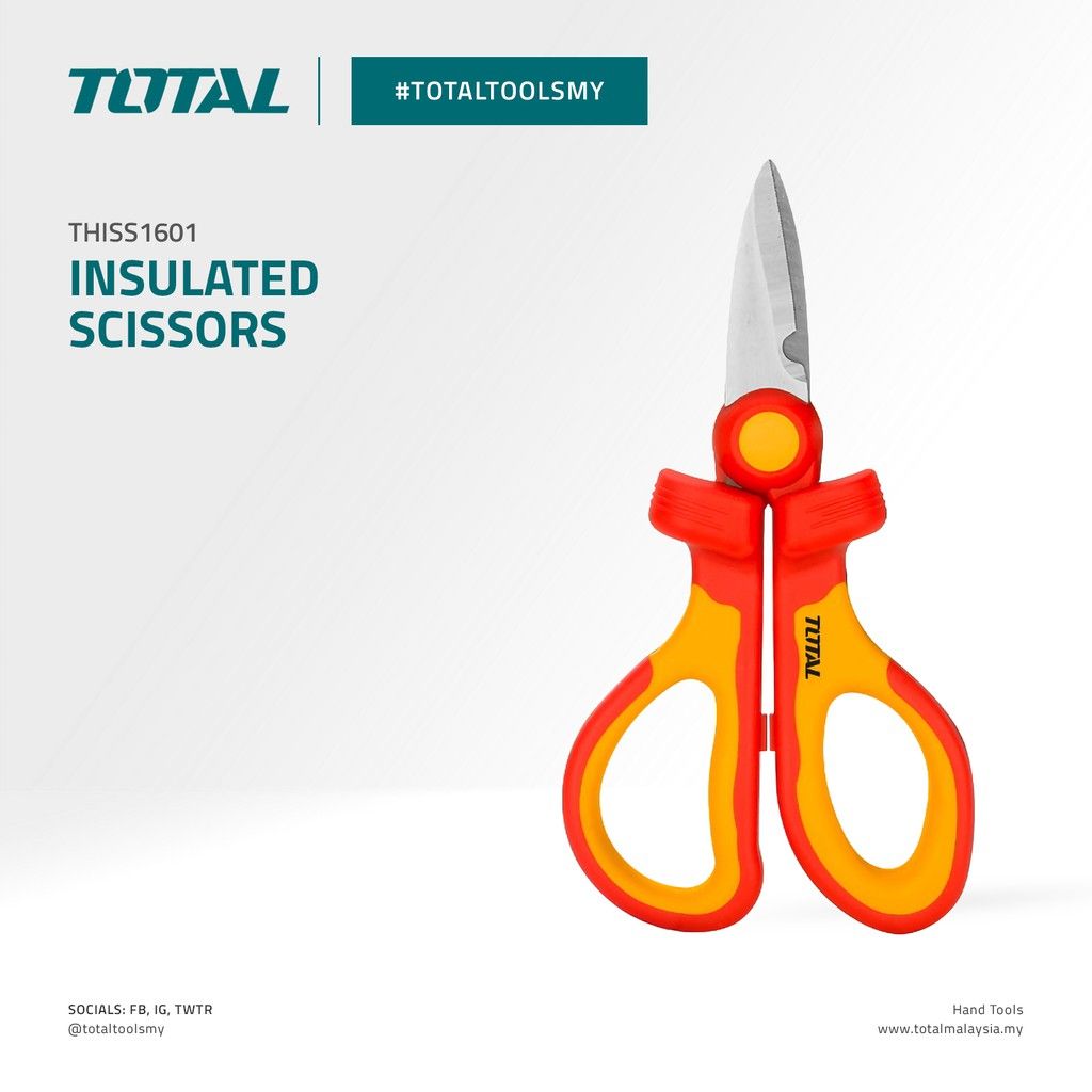 TOTAL INSULATED SCISSORS THISS1601 (VDE Approved Certifications)