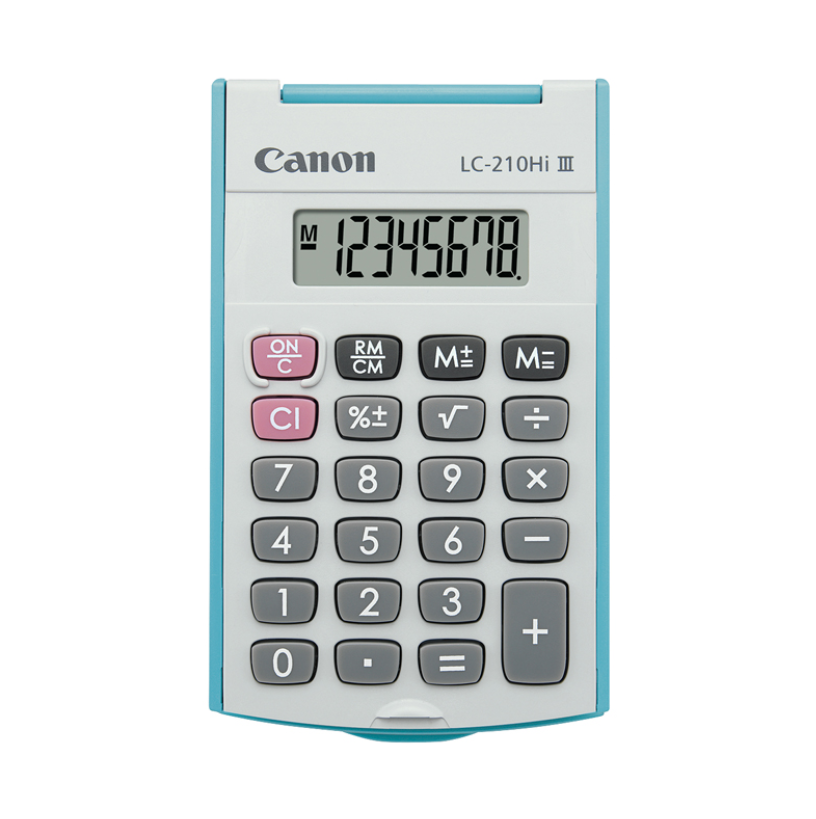 CANON LC-210HI III HANDHELD CALCULATOR (8-DIGIT)