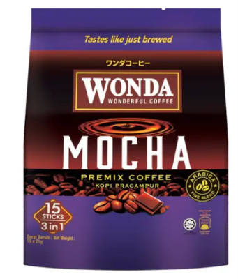 WONDA 3IN1 KOPI MOCHA 21GX15S/PKT