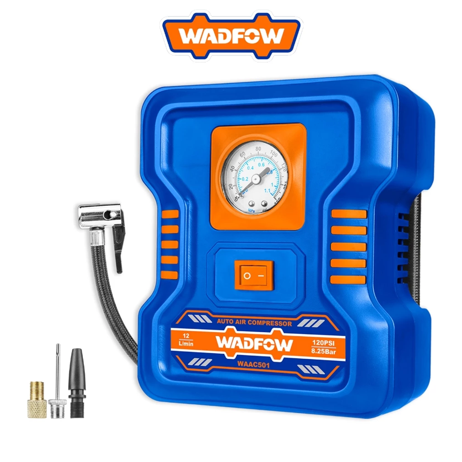WADFOW AUTO AIR COMPRESSOR (MAX PRESSURE 160 PSI/11 BAR/MAX AIR FLOW 9L/MIN) (WAAC501)