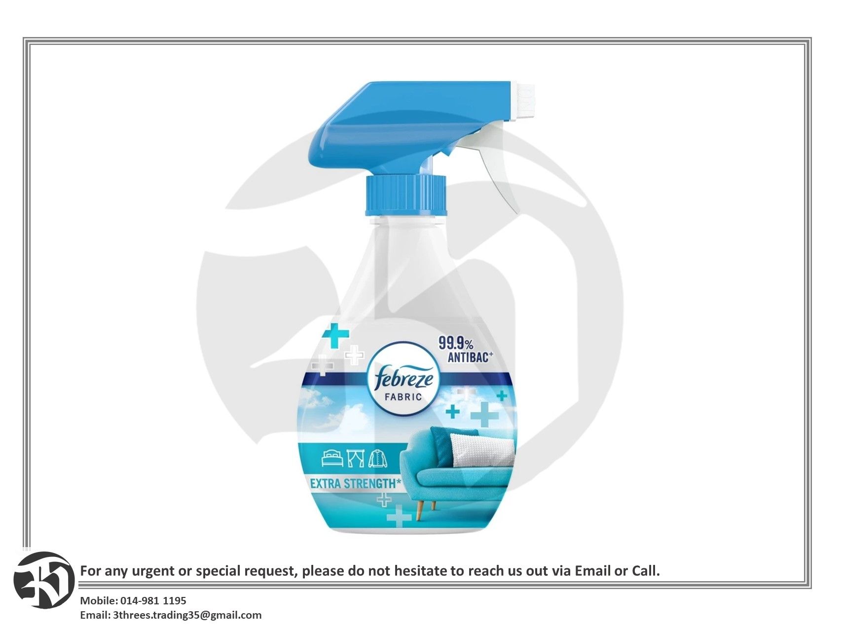 Febreze fabric refresher extra strength 370ml