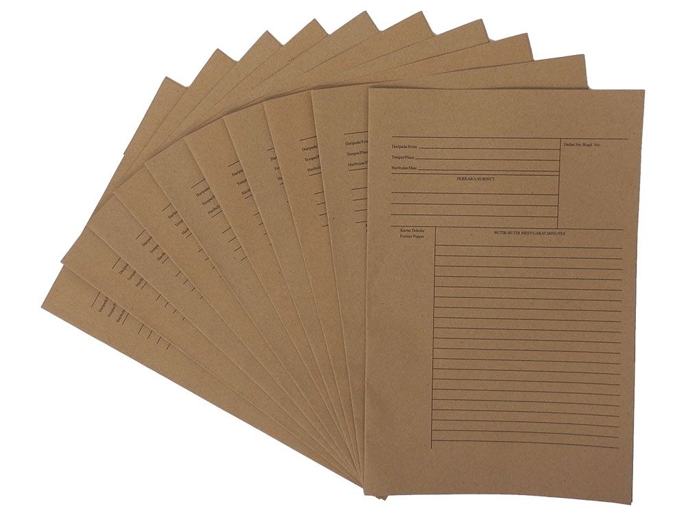 Kraft Paper File (Minute File)