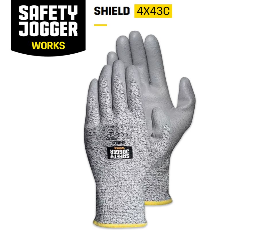 SHIELD SAFETY JOGGER SAFETY GLOVES SHIELD 4X43C