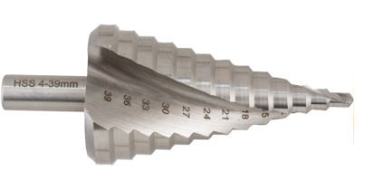 Sherwood Step Drill, 4 to 39, High Speed Steel SHR0190560K