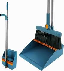 Foldable Sweeper Broom Dustpan Set Tangle Hair Outdoor Broom Set Penyapu Penyodok Set