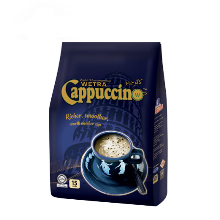 WETRA Kopi Pracampuran Italian Cappuccino (40gm x 15sc)