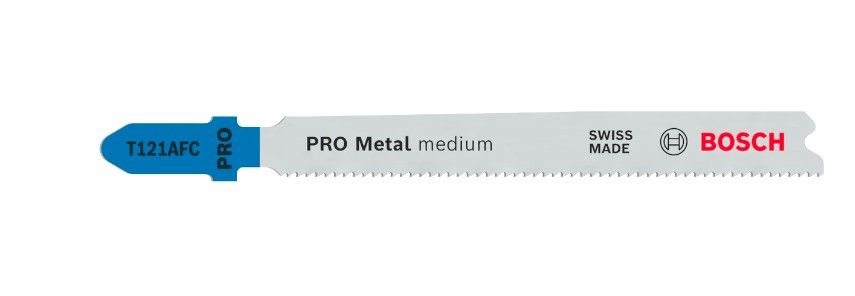 BOSCH PRO METAL MEDIUM T121AFC JIGSAW BLADE, 92 MM, 5 PCS (2608655106)