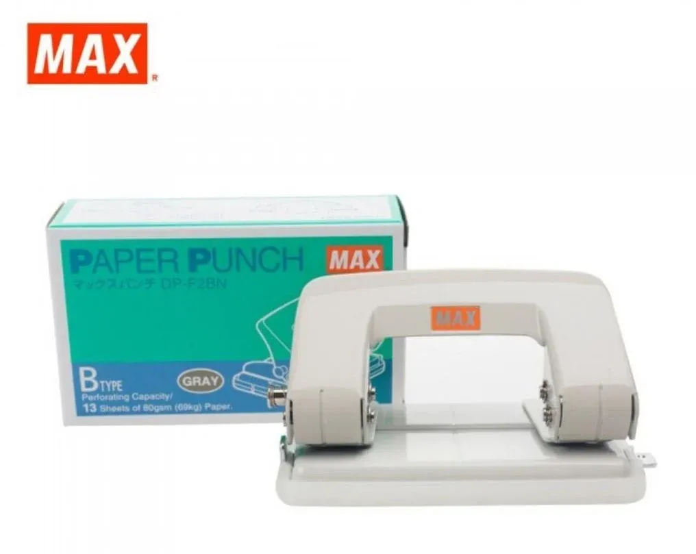 MAX Paper Puncher 2 Hole Punch (DP-F2B/F2BN)