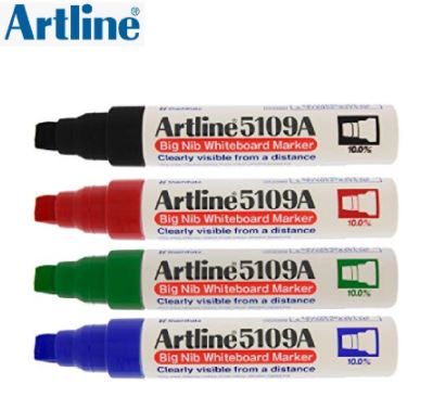 Artline White Board Marker 5109A 10mm Nib - Black