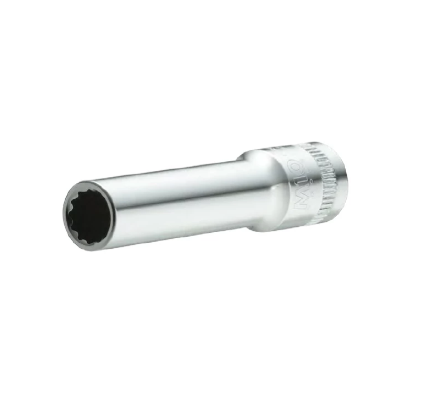 M10 1/4" DRIVE DEEP SOCKET (12PT) - 4 / 5 / 5.5 / 6 / 7 / 8 / 9 / 10 / 11 / 12 /13 - 15 MM