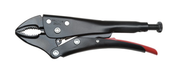 *Proto Locking Curved Jaw Pliers 7-15/32" 290XL